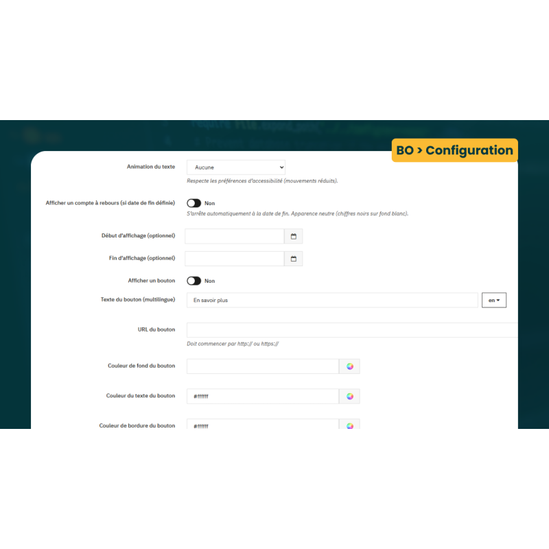 PromoBar – Customizable announcement bar for PrestaShop