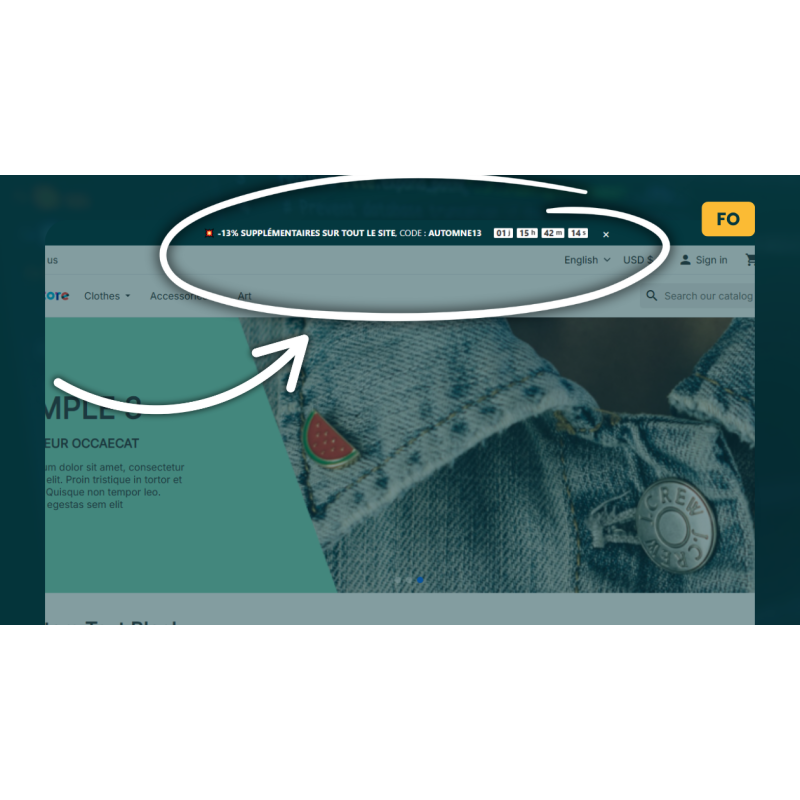 PromoBar – Barra de anuncios personalizable para PrestaShop